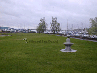 An area known as 'The Banks' near to Lymington Yacht Club